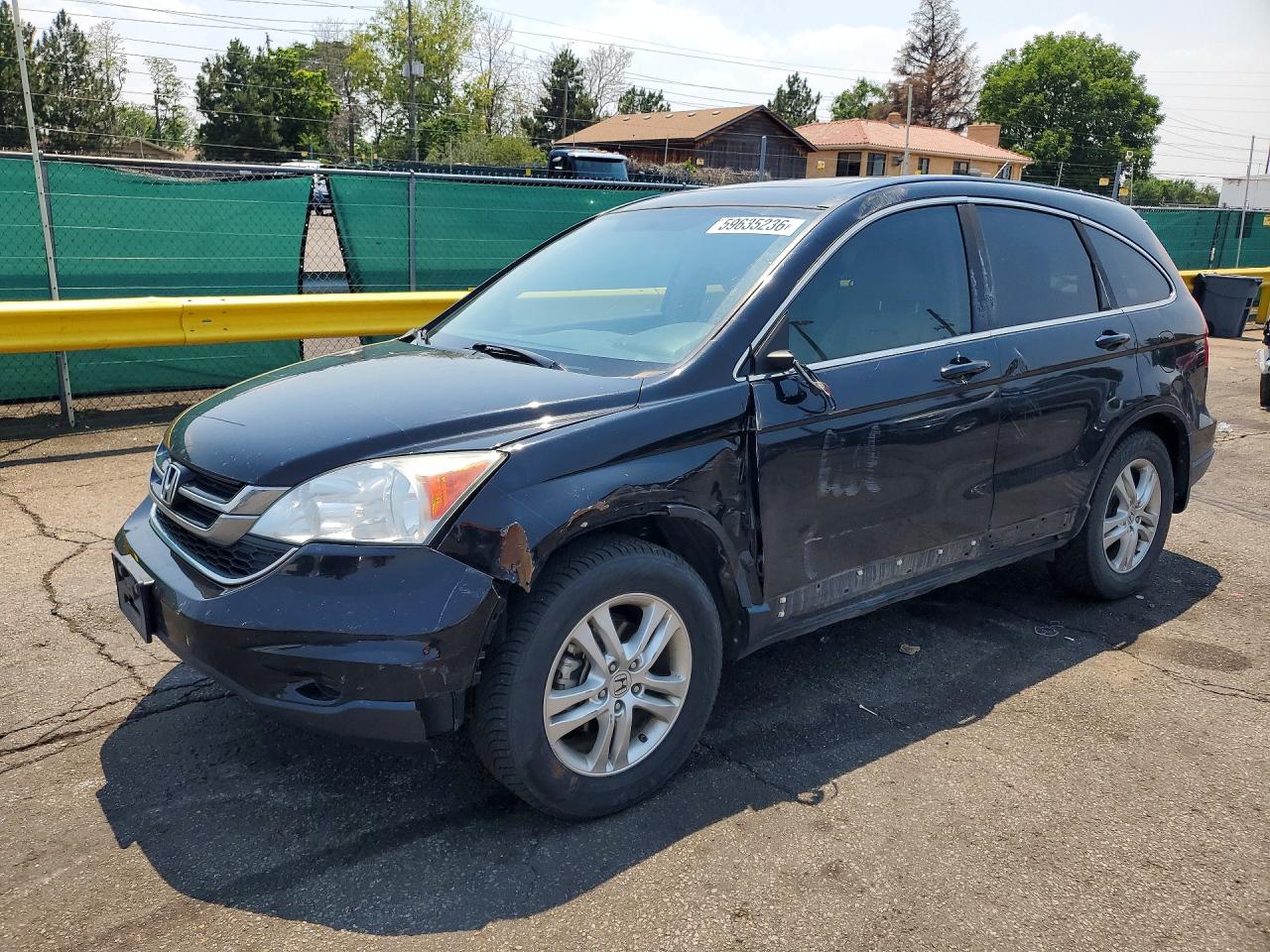 2010 Honda Cr-v Exl Black vin: 5J6RE4H78AL033601