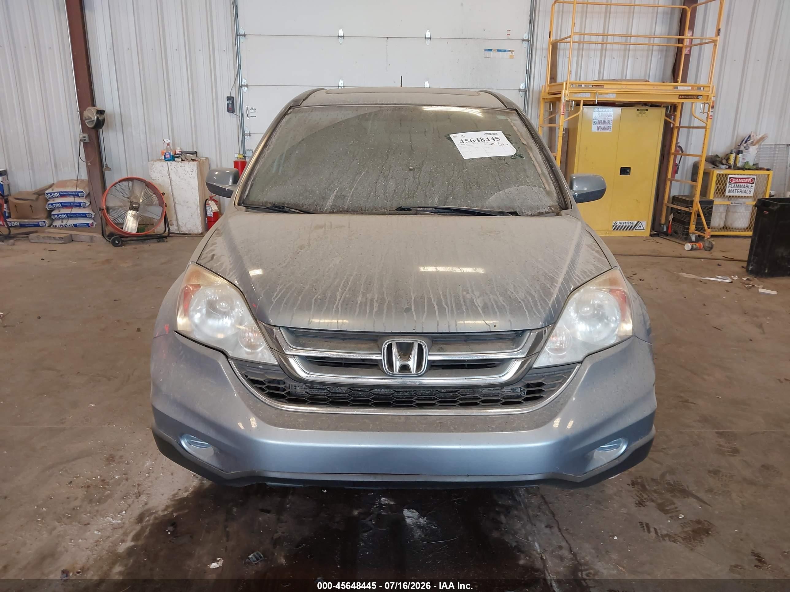 2010 Honda Cr-v Ex-l Blue vin: 5J6RE4H78AL040791