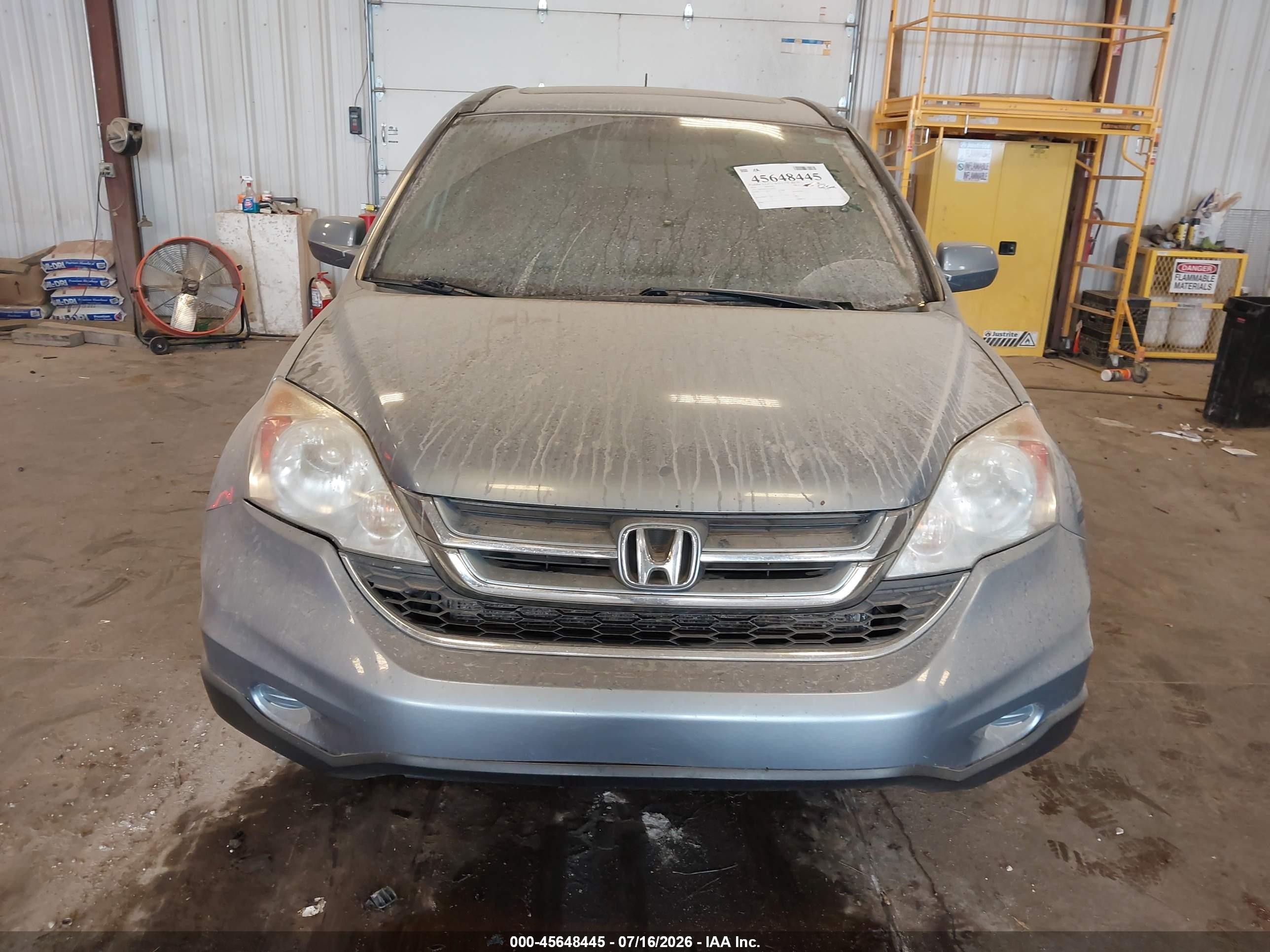 2010 Honda Cr-v Ex-l Blue vin: 5J6RE4H78AL040791