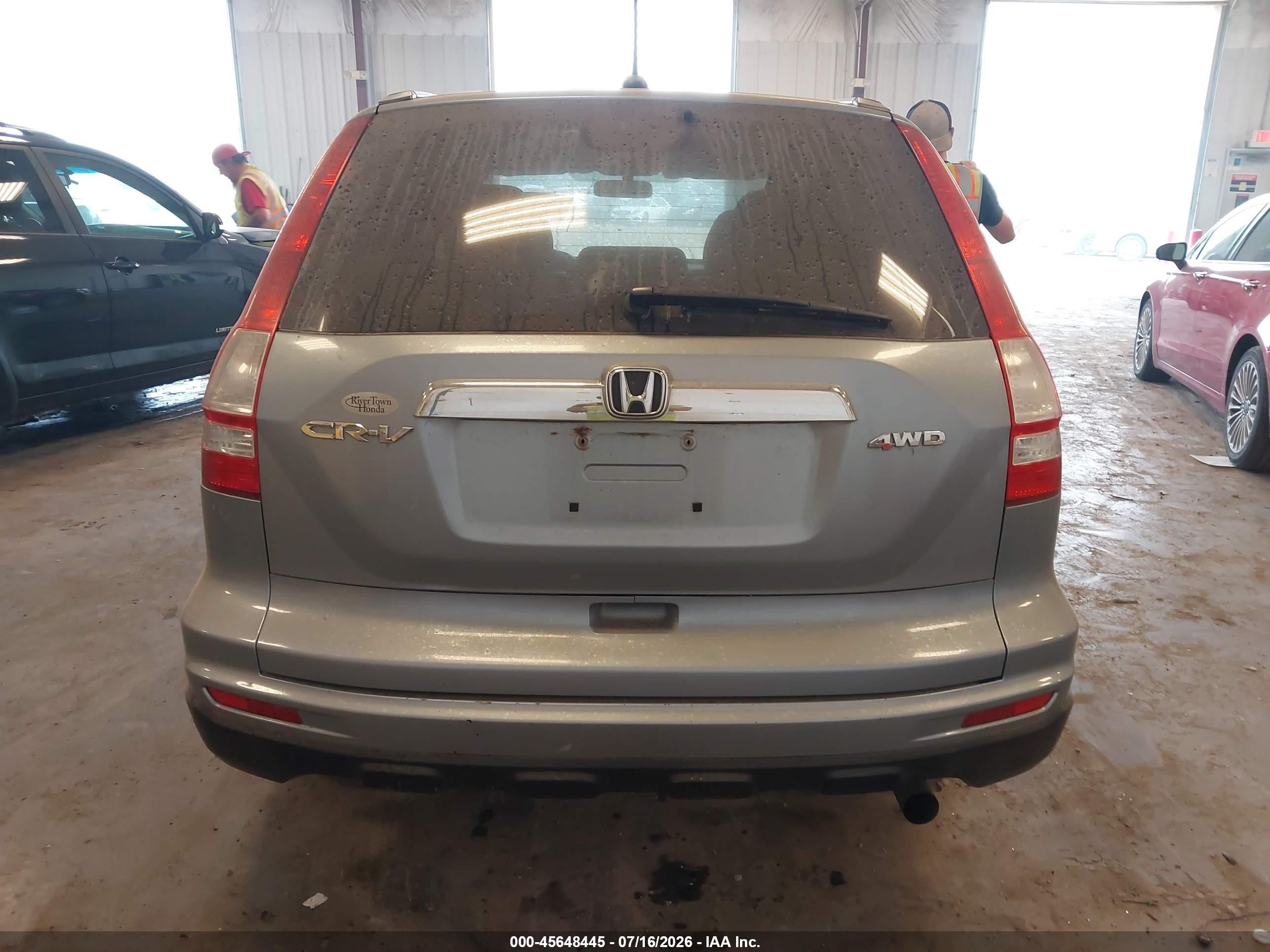 2010 Honda Cr-v Ex-l Blue vin: 5J6RE4H78AL040791