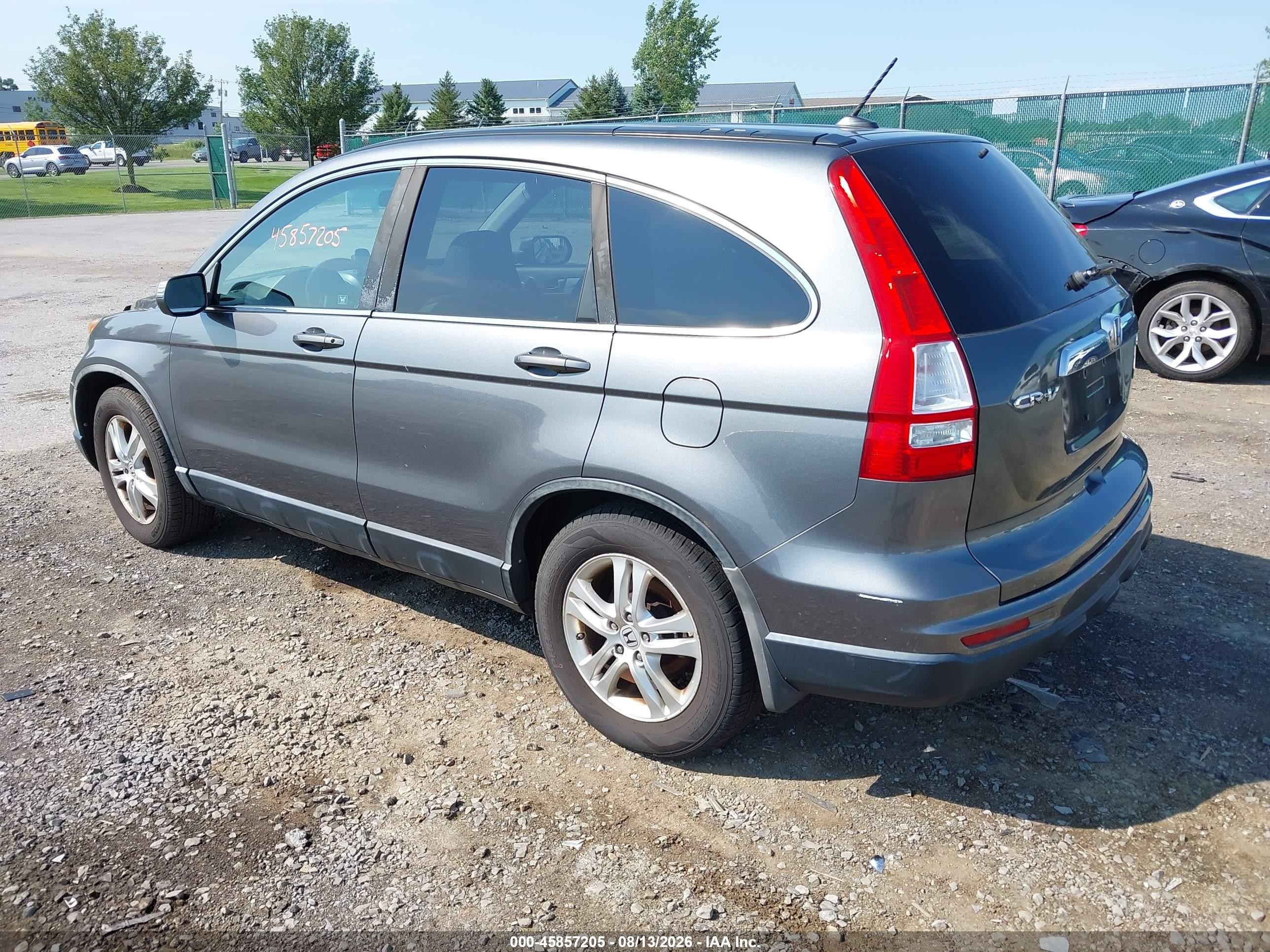 2010 Honda Cr-v Ex-l Gray vin: 5J6RE4H78AL041164