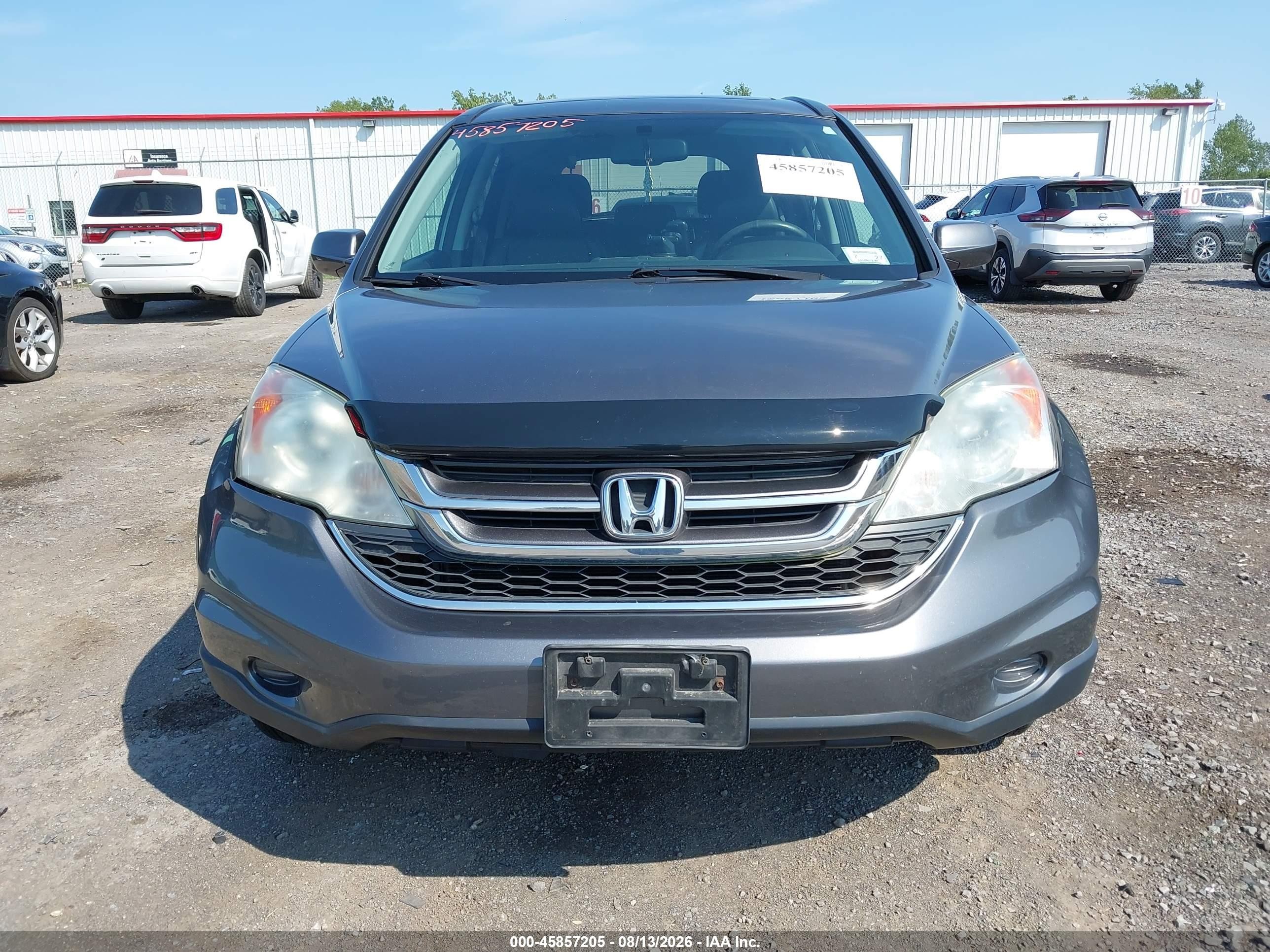 2010 Honda Cr-v Ex-l Gray vin: 5J6RE4H78AL041164