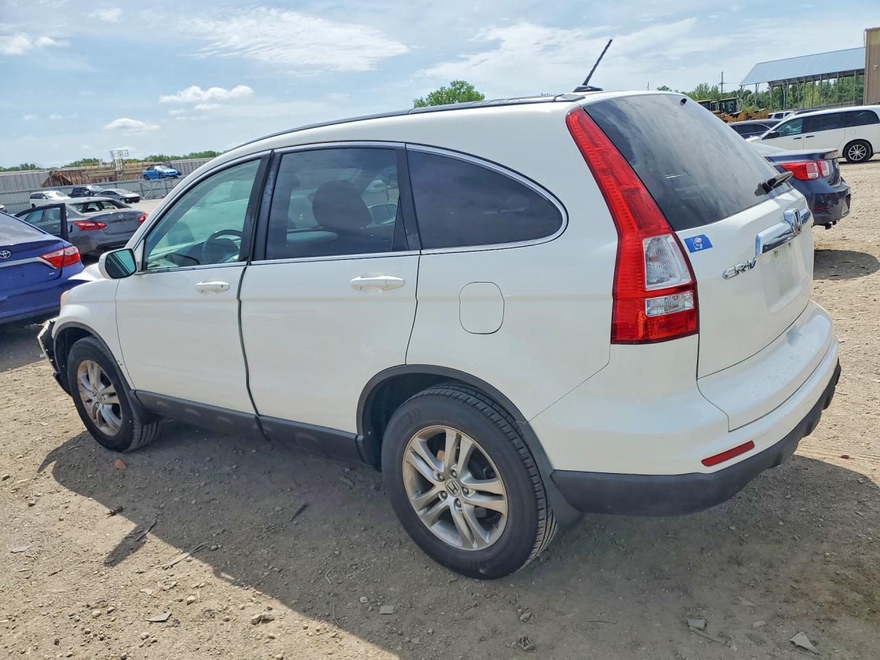 2010 Honda Cr-v Exl White vin: 5J6RE4H78AL047854