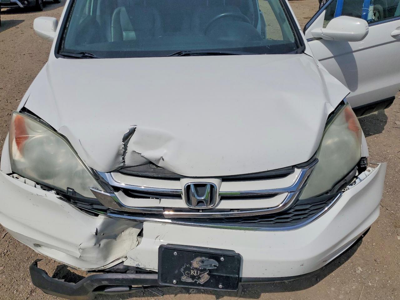 2010 Honda Cr-v Exl White vin: 5J6RE4H78AL047854