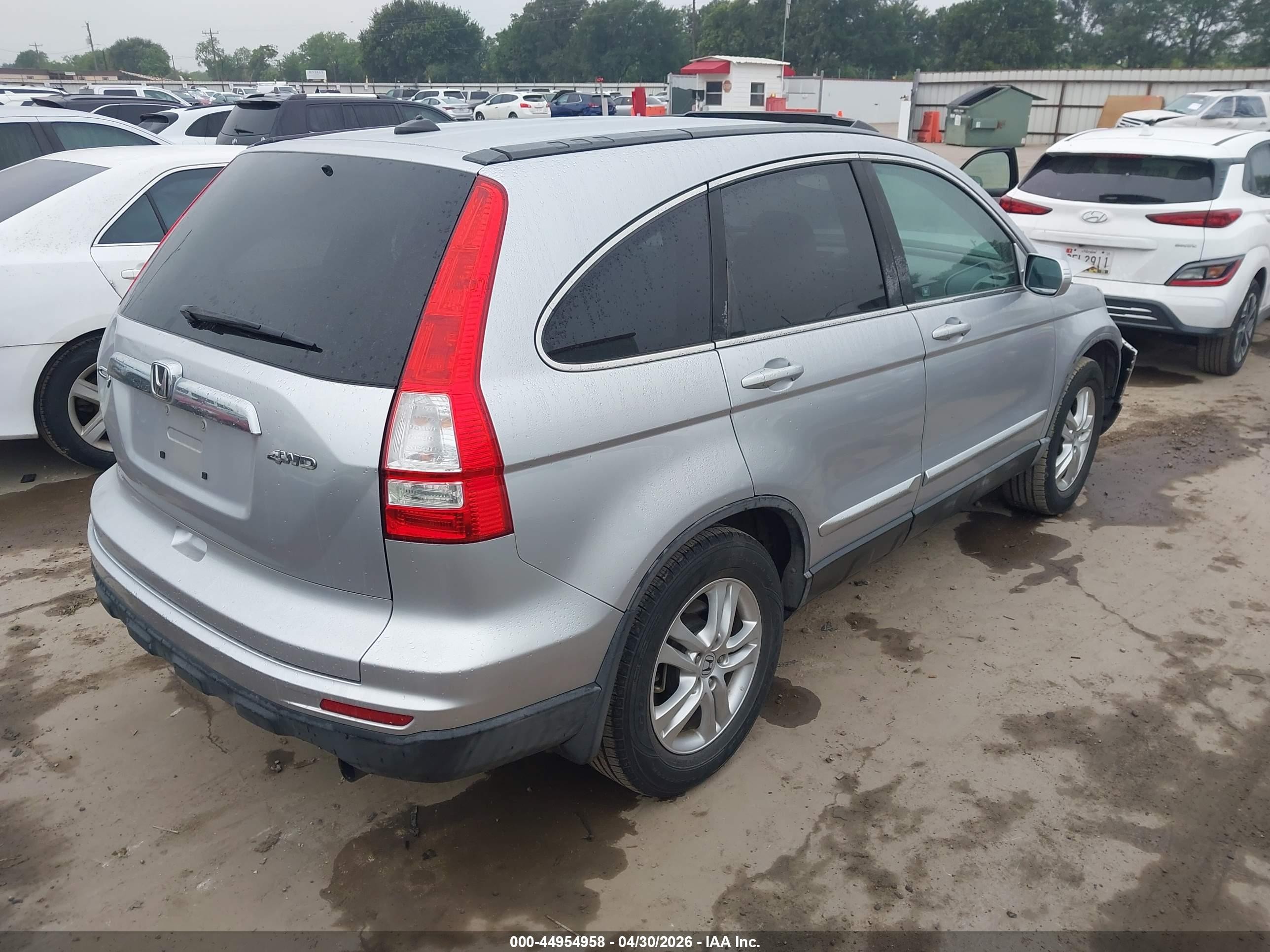 2010 Honda Cr-v Ex-l Серебряный vin: 5J6RE4H78AL055839