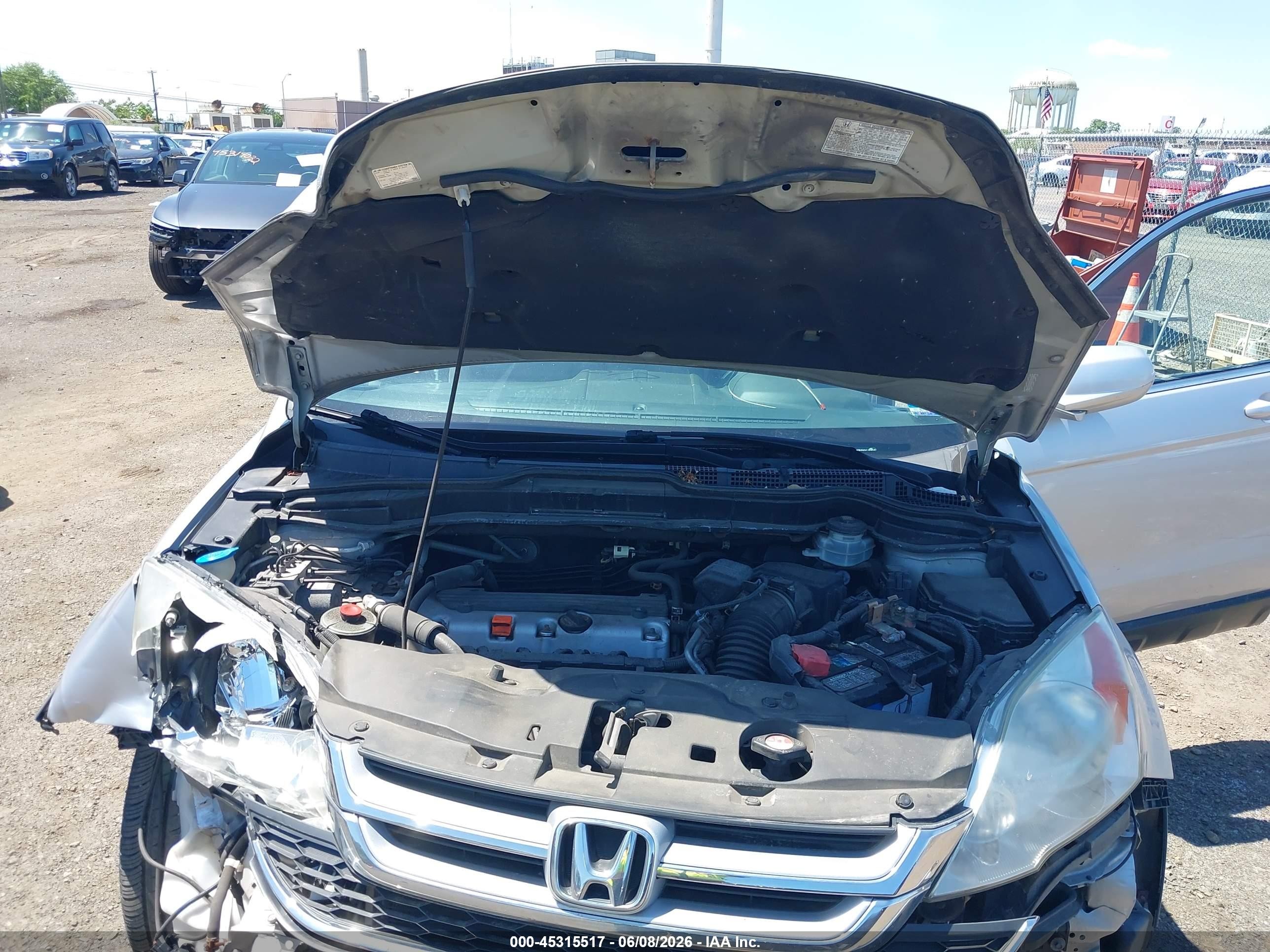 2010 Honda Cr-v Ex-l Silver vin: 5J6RE4H78AL083057