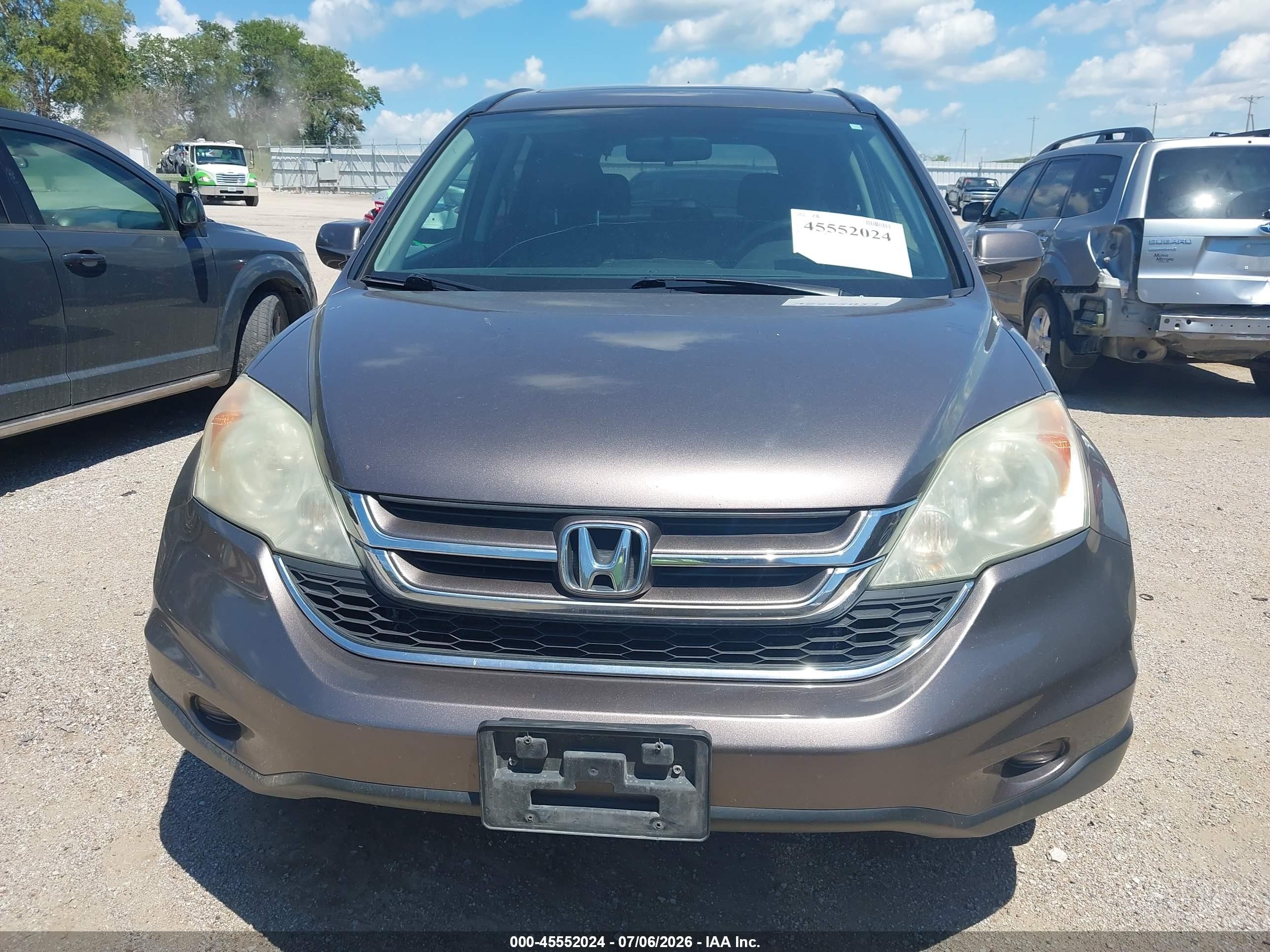 2011 Honda Cr-v Ex-l Silver vin: 5J6RE4H78BL028707