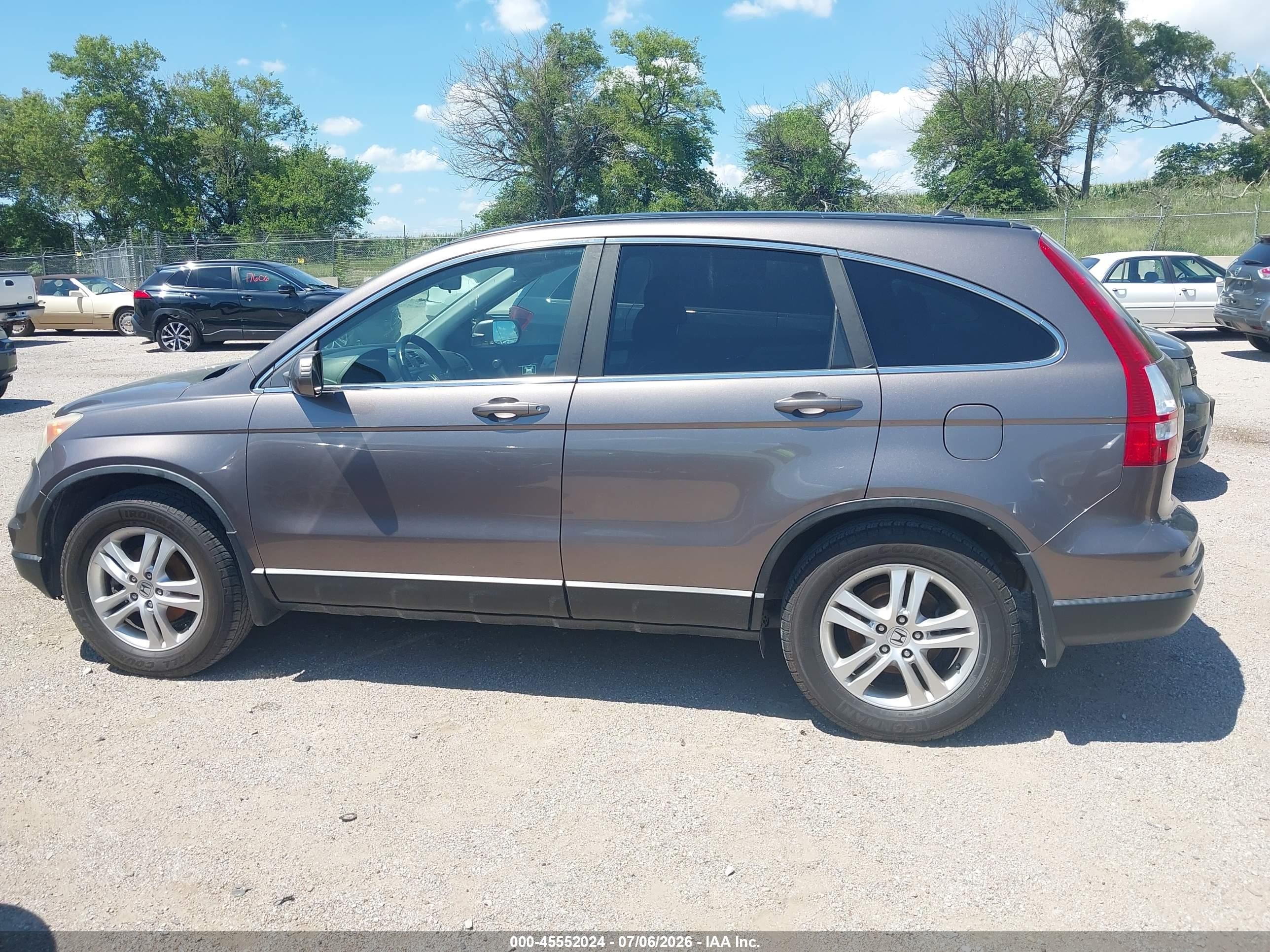 2011 Honda Cr-v Ex-l Silver vin: 5J6RE4H78BL028707
