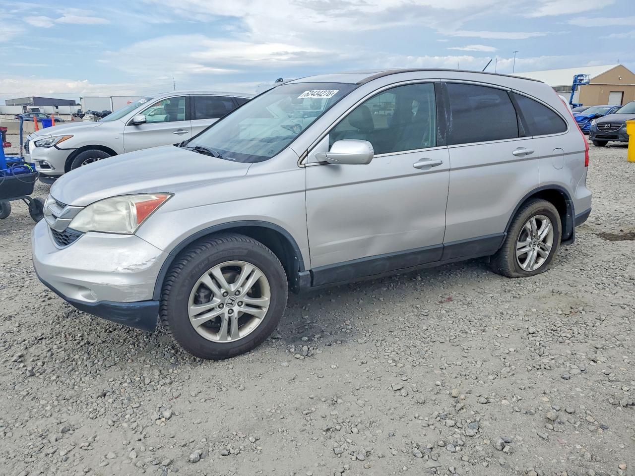 2011 Honda Cr-v Exl Silver vin: 5J6RE4H78BL047855