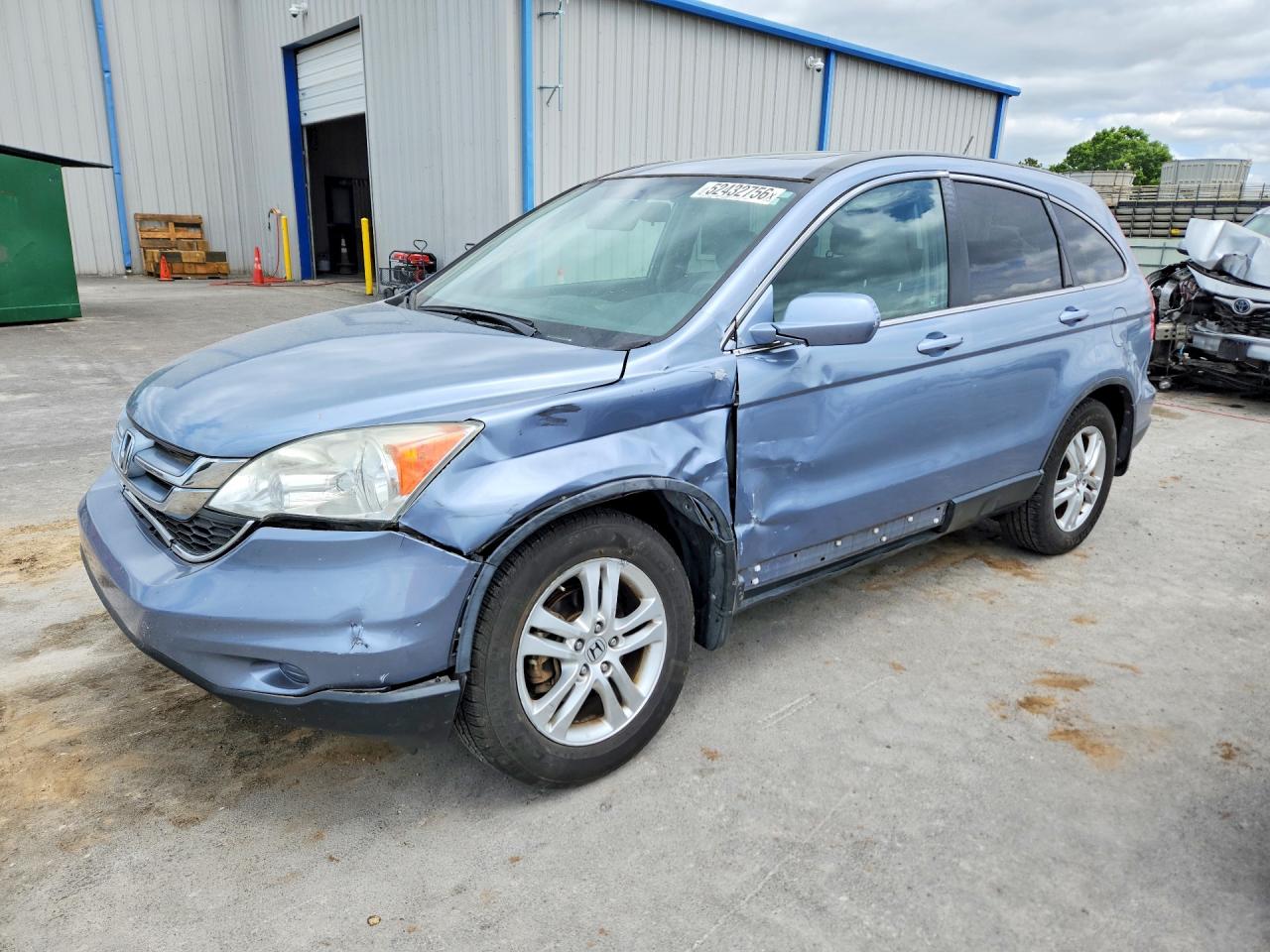 2011 Honda Cr-v Exl Blue vin: 5J6RE4H78BL091015