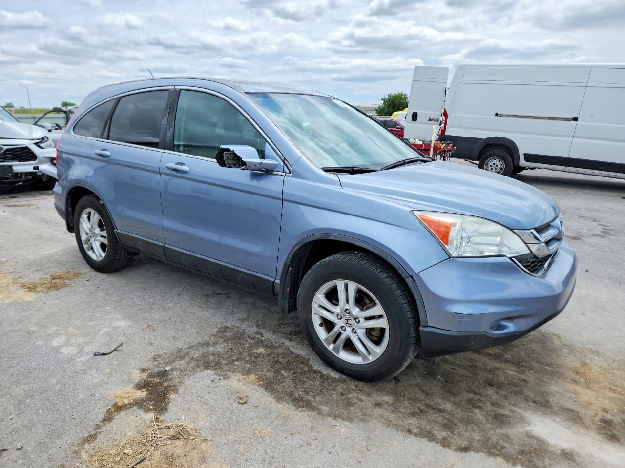 2011 Honda Cr-v Exl Blue vin: 5J6RE4H78BL091015