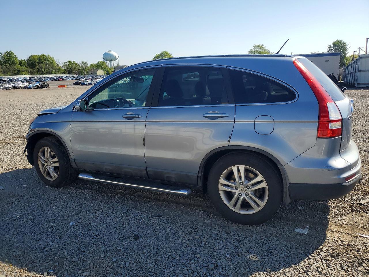 2010 Honda Cr-v Exl Blue vin: 5J6RE4H79AL006035