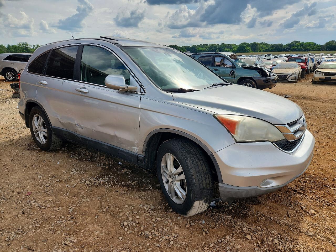 2010 Honda Cr-v Exl Silver vin: 5J6RE4H79AL006276
