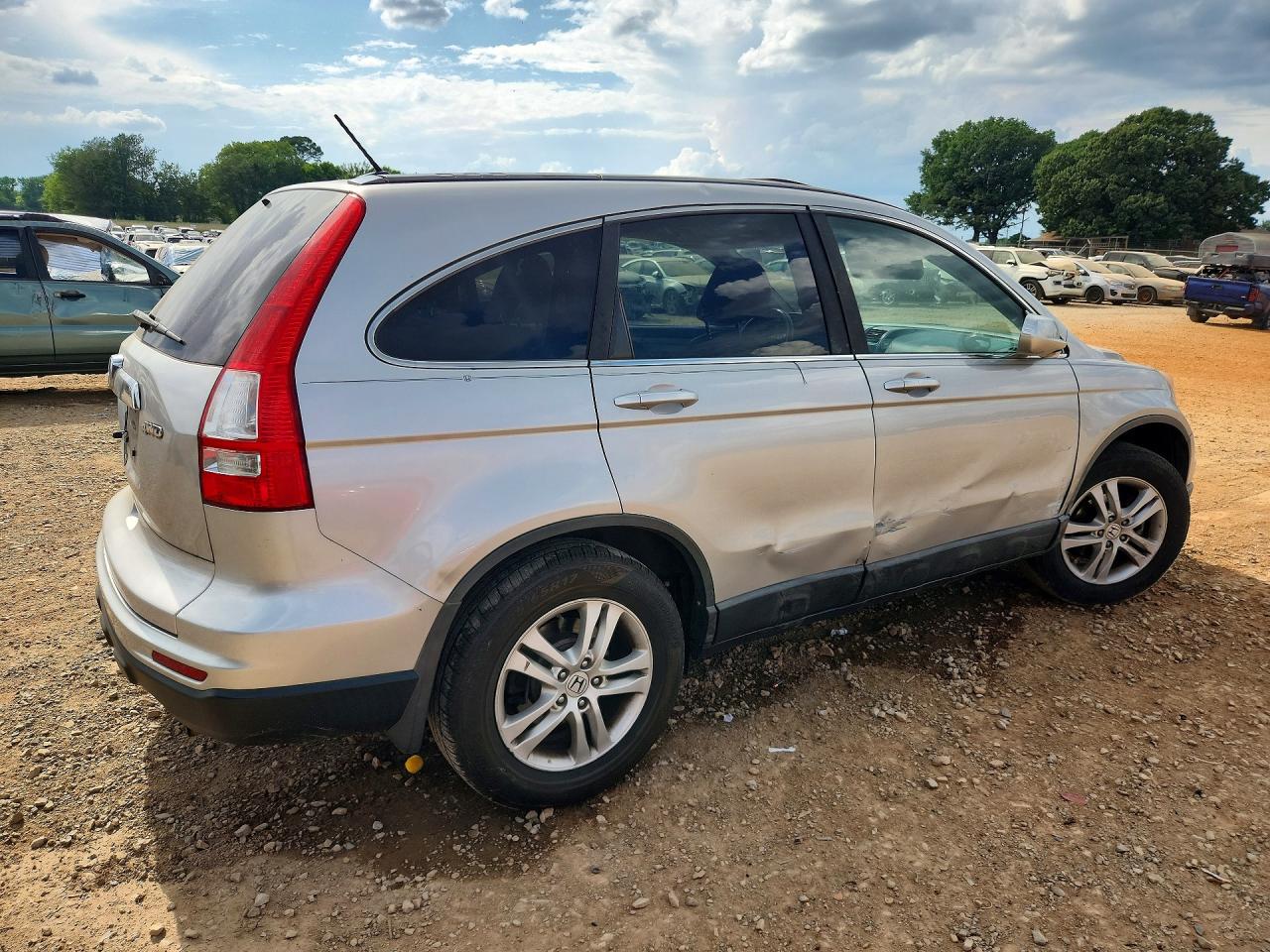 2010 Honda Cr-v Exl Silver vin: 5J6RE4H79AL006276