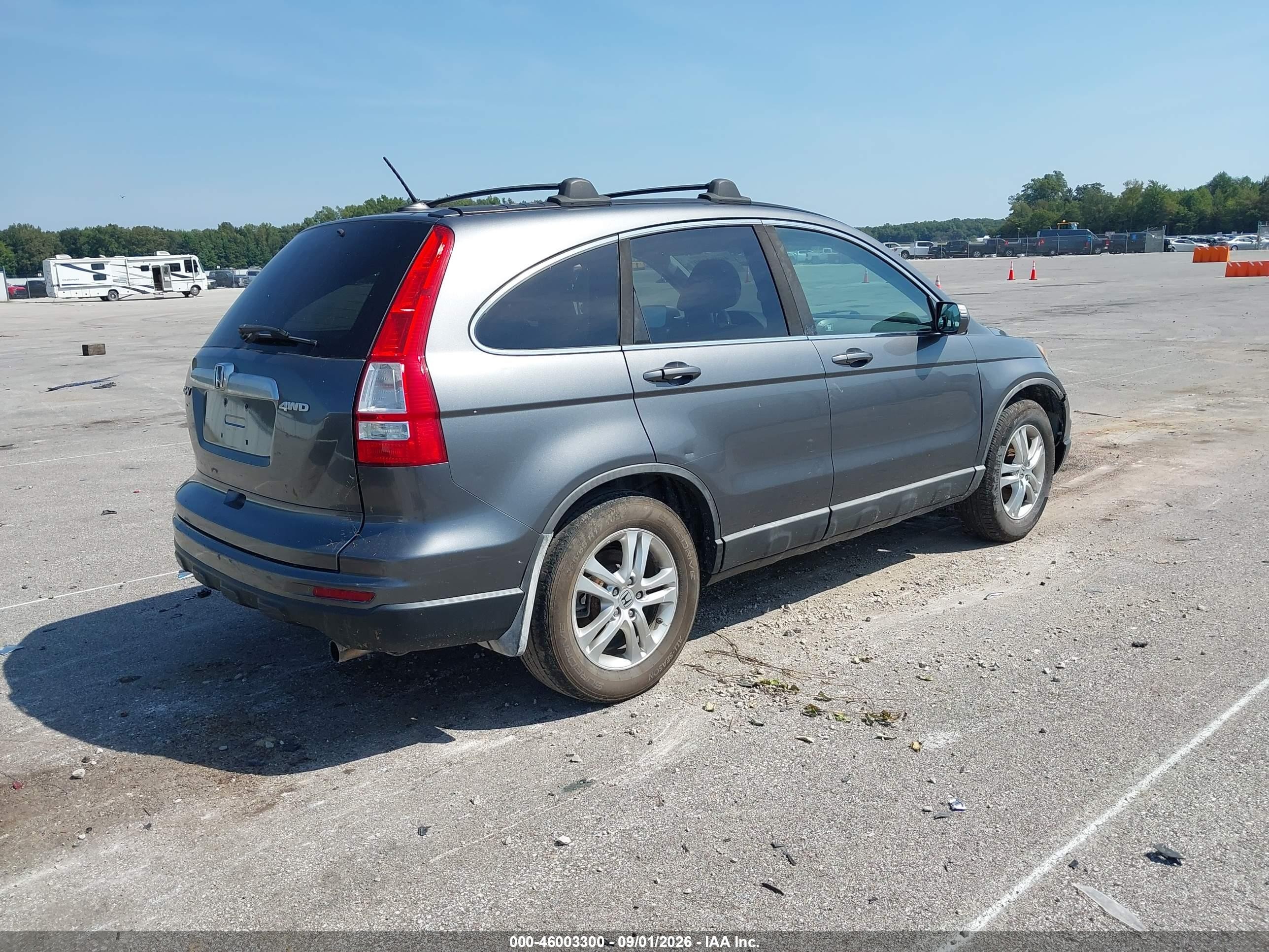 2010 Honda Cr-v Ex-l Gray vin: 5J6RE4H79AL010554