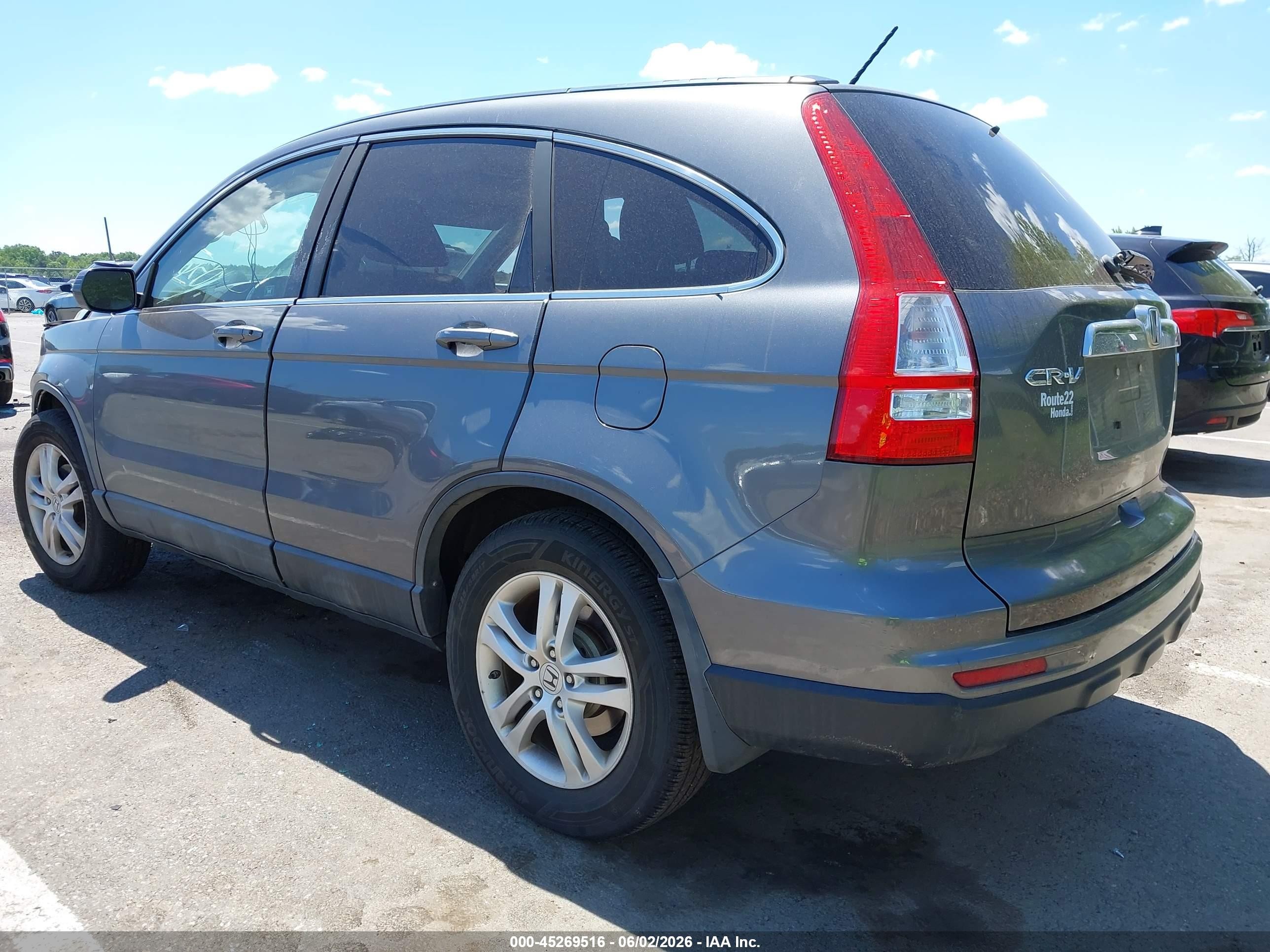 2010 Honda Cr-v Ex-l Gray vin: 5J6RE4H79AL010568