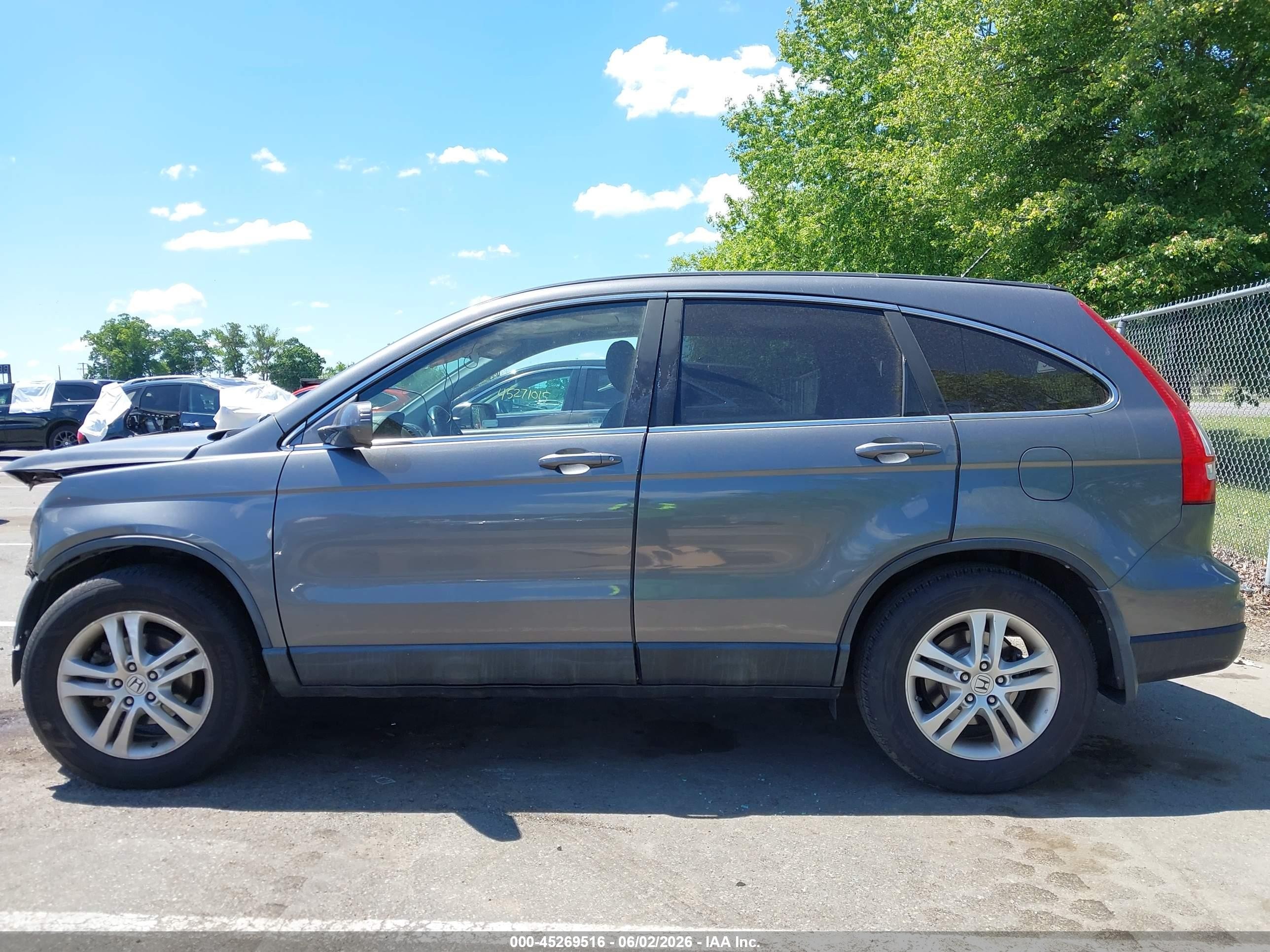 2010 Honda Cr-v Ex-l Gray vin: 5J6RE4H79AL010568