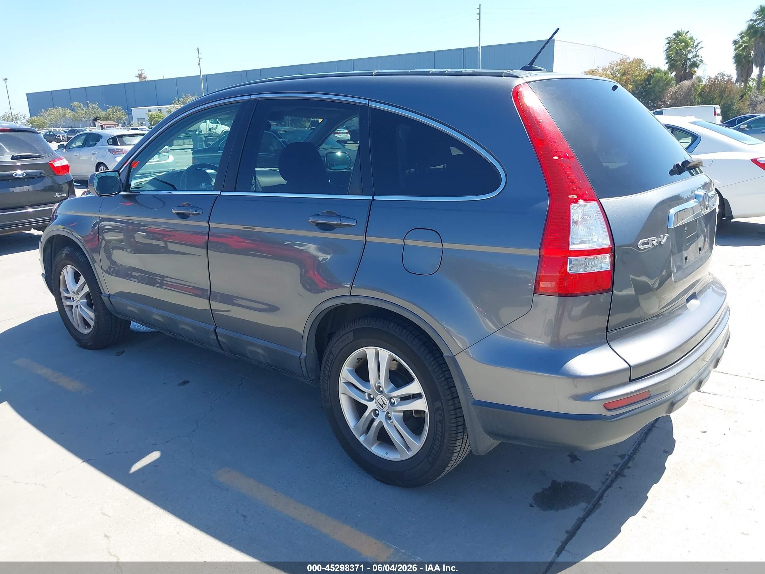 2010 Honda Cr-v Ex-l Gray vin: 5J6RE4H79AL023515