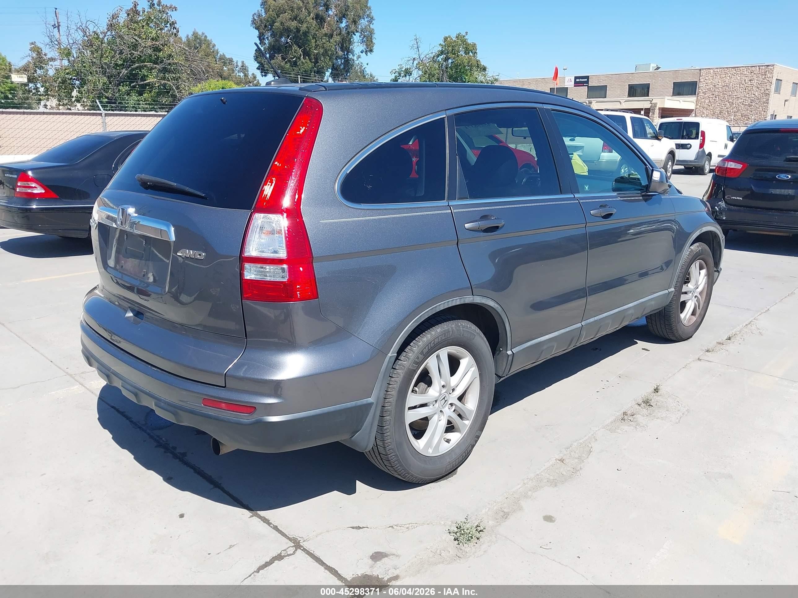 2010 Honda Cr-v Ex-l Gray vin: 5J6RE4H79AL023515