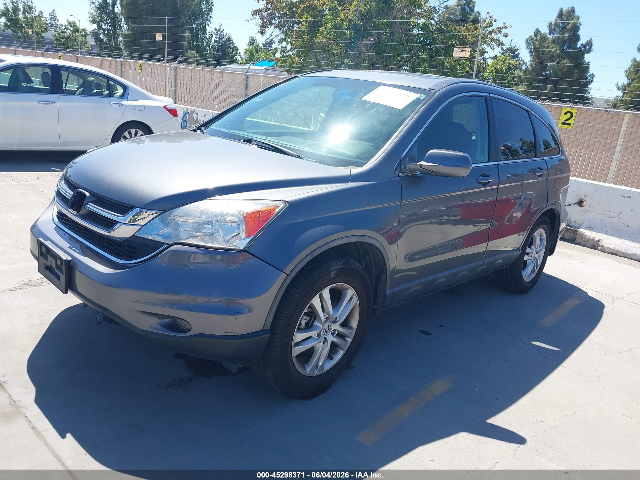 2010 Honda Cr-v Ex-l Gray vin: 5J6RE4H79AL023515