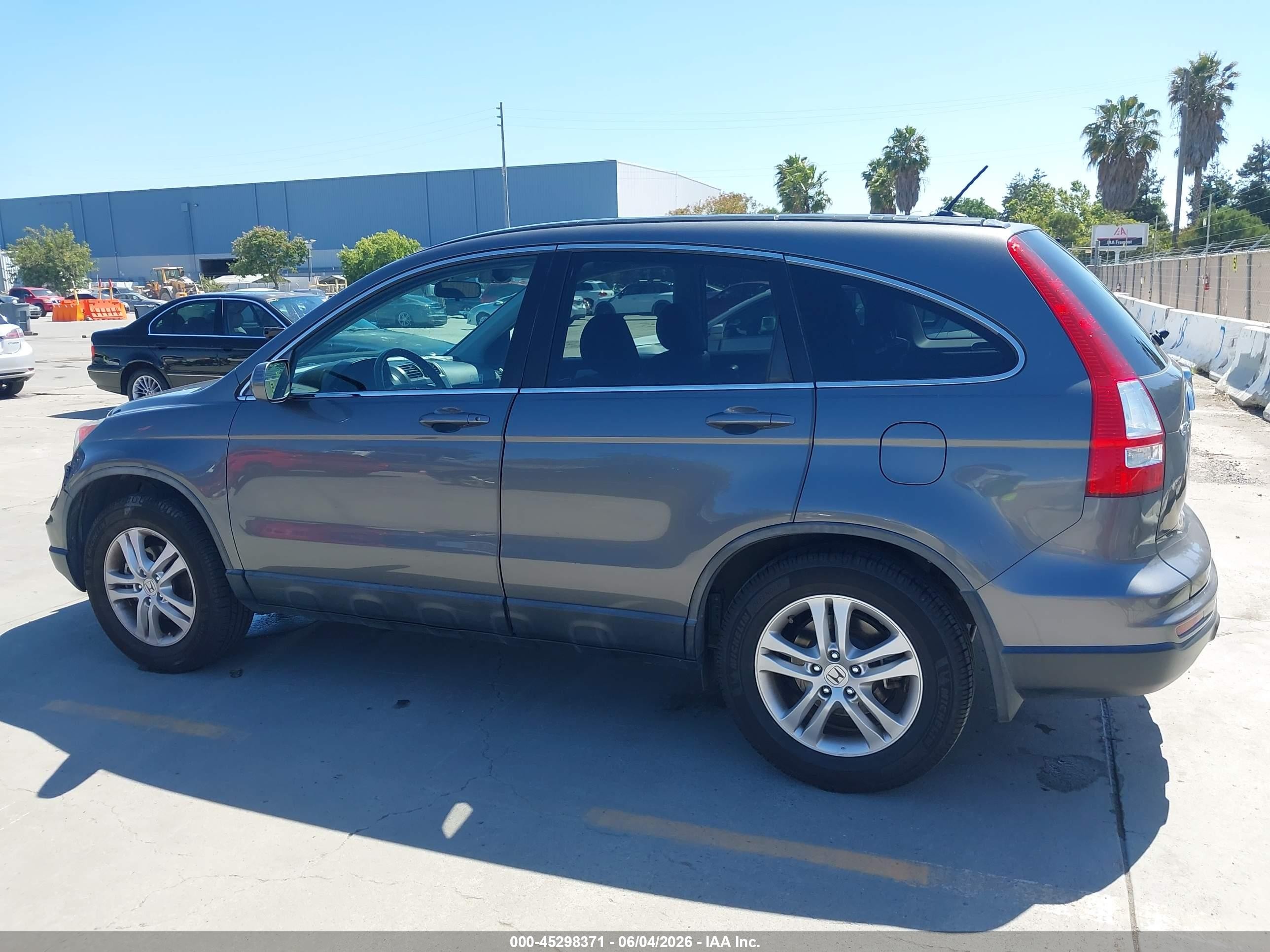 2010 Honda Cr-v Ex-l Gray vin: 5J6RE4H79AL023515