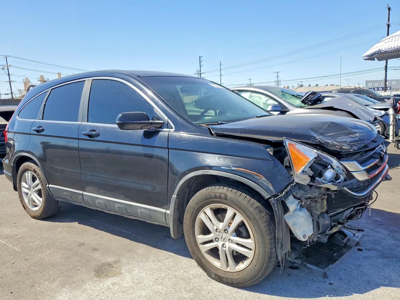 2010 Honda Cr-v Exl Black vin: 5J6RE4H79AL036667