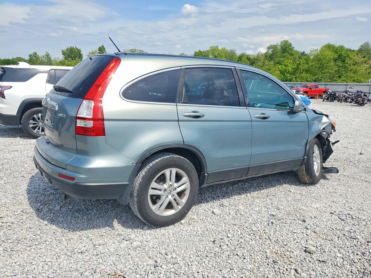 2010 Honda Cr-v Exl Blue vin: 5J6RE4H79AL040721