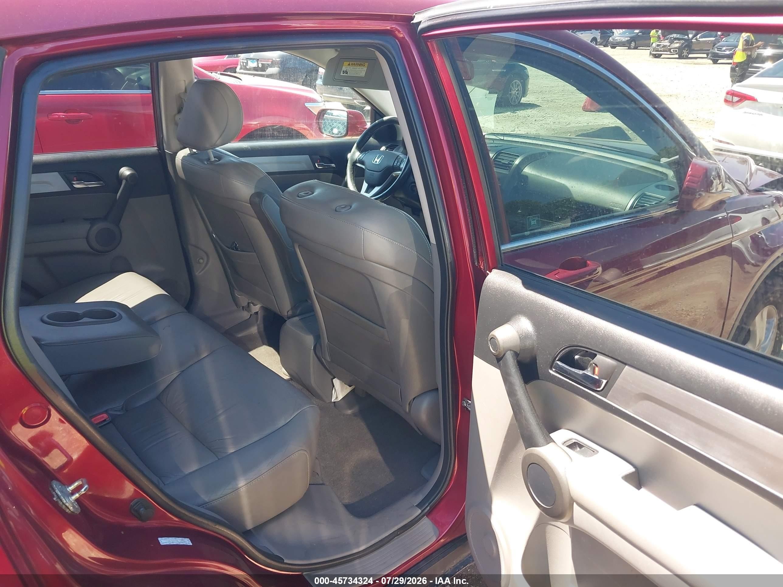2010 Honda Cr-v Ex-l Red vin: 5J6RE4H79AL047894
