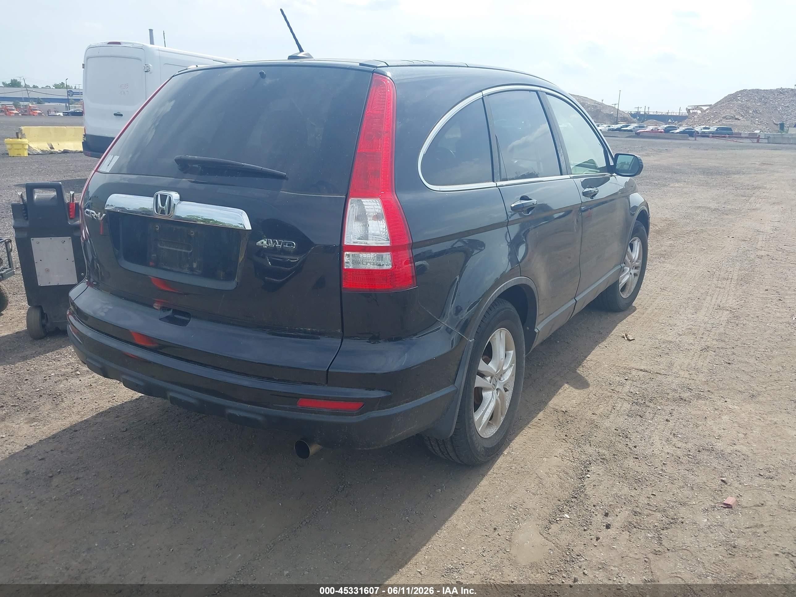 2010 Honda Cr-v Ex-l Black vin: 5J6RE4H79AL056191