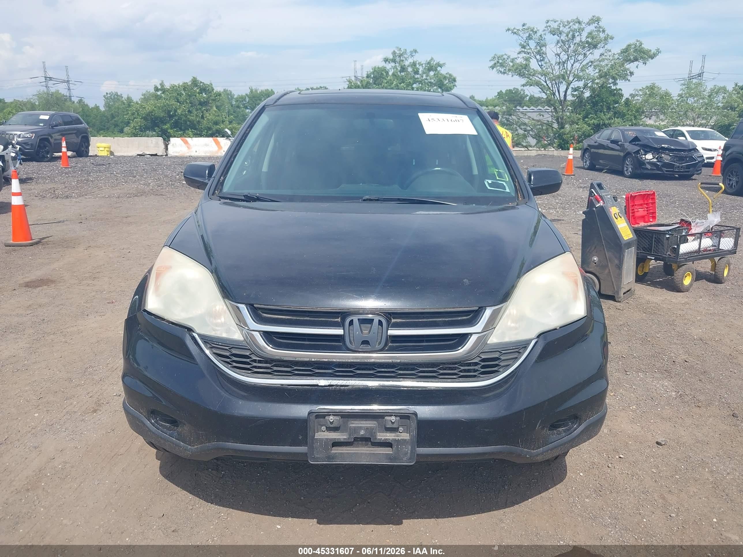 2010 Honda Cr-v Ex-l Black vin: 5J6RE4H79AL056191