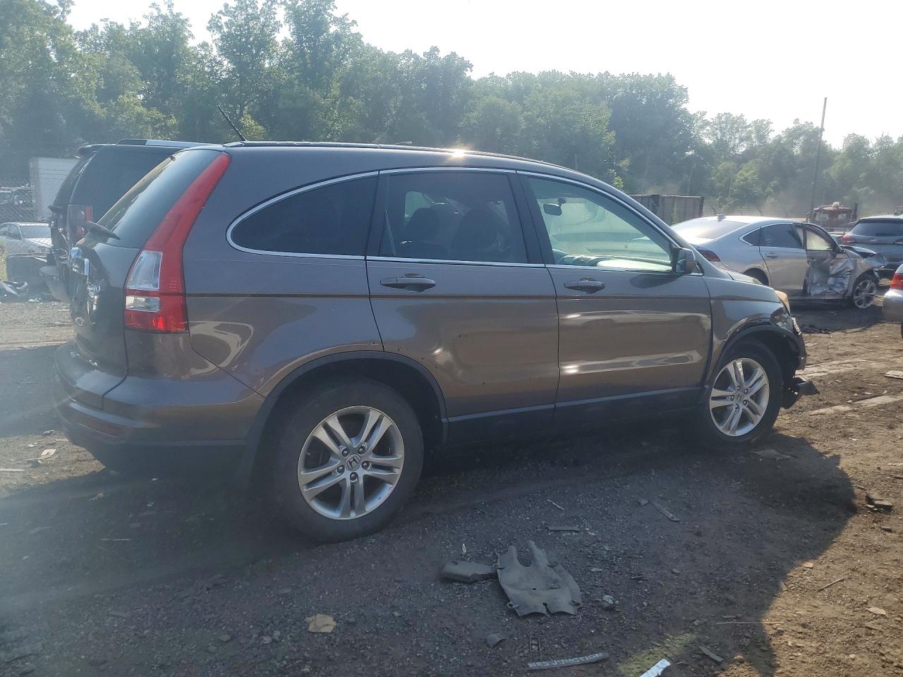 2010 Honda Cr-v Exl Brown vin: 5J6RE4H79AL060628
