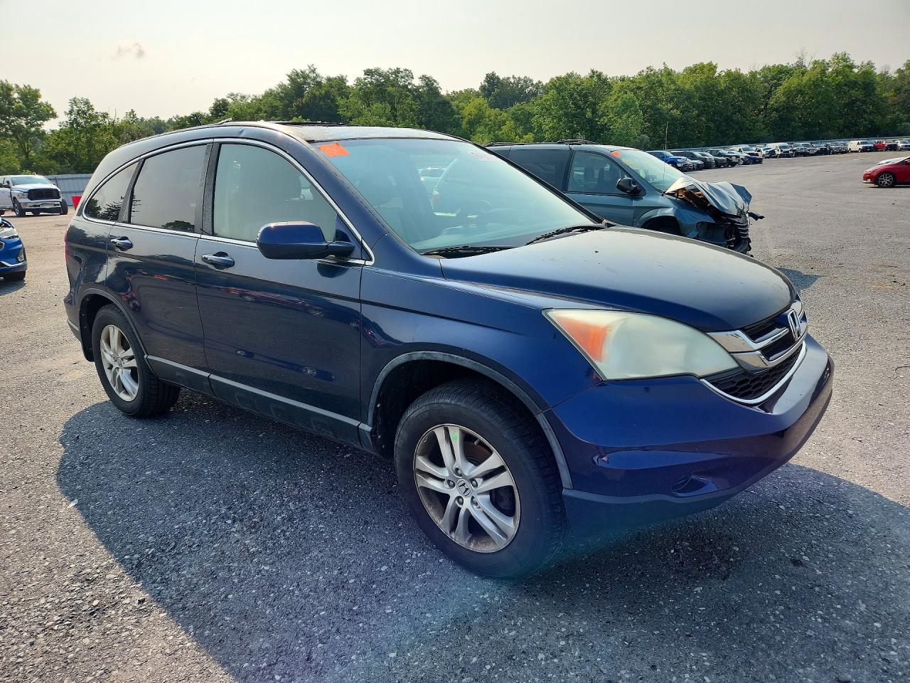2010 Honda Cr-v Exl Blue vin: 5J6RE4H79AL062864