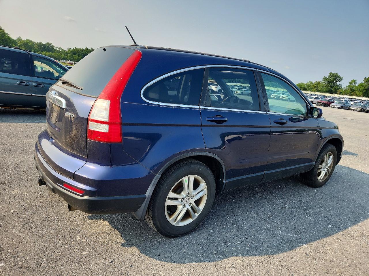 2010 Honda Cr-v Exl Blue vin: 5J6RE4H79AL062864