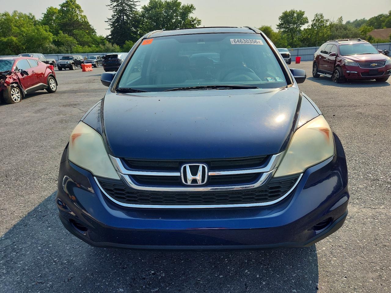 2010 Honda Cr-v Exl Blue vin: 5J6RE4H79AL062864