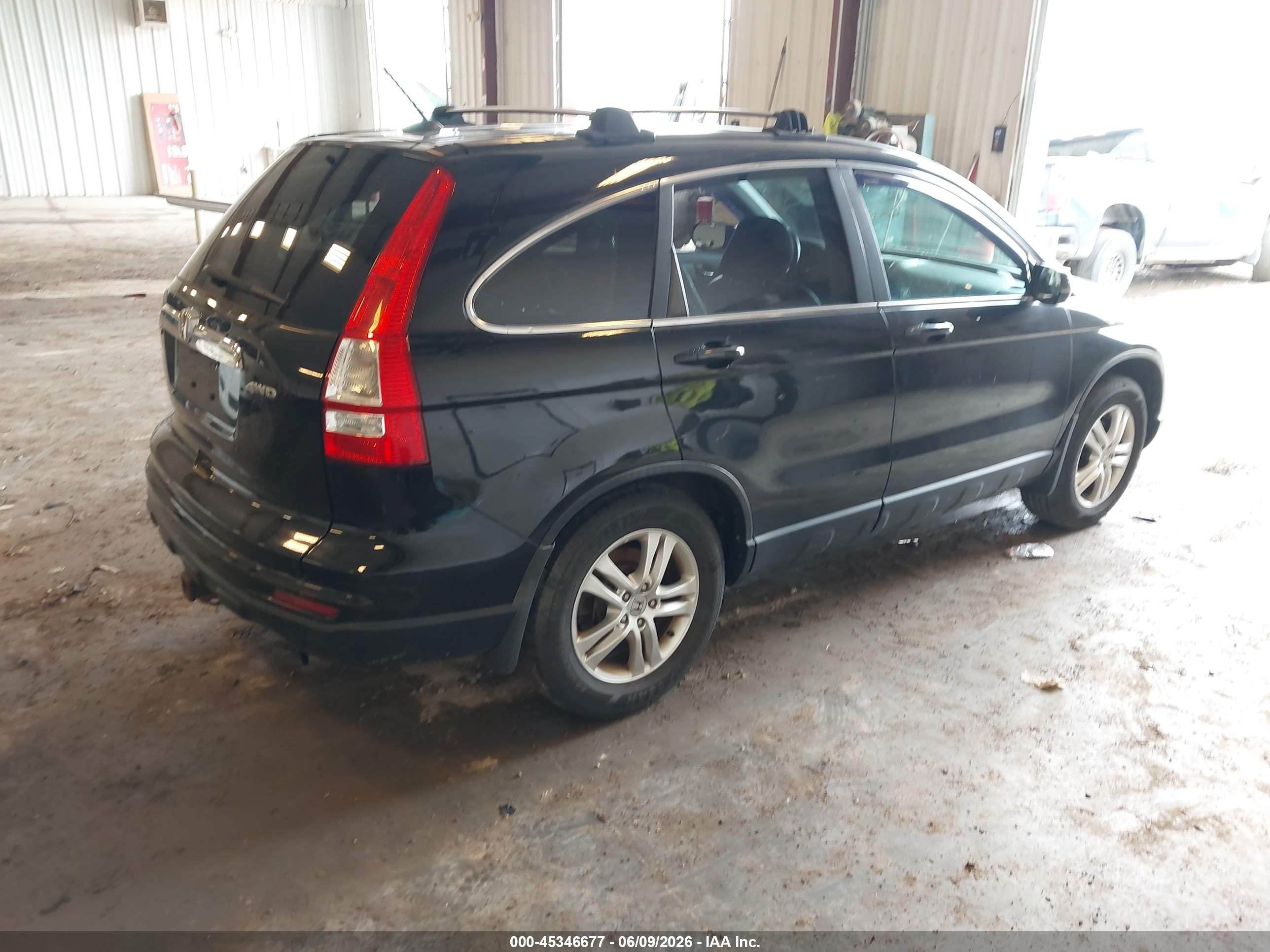 2010 Honda Cr-v Ex-l Black vin: 5J6RE4H79AL076828