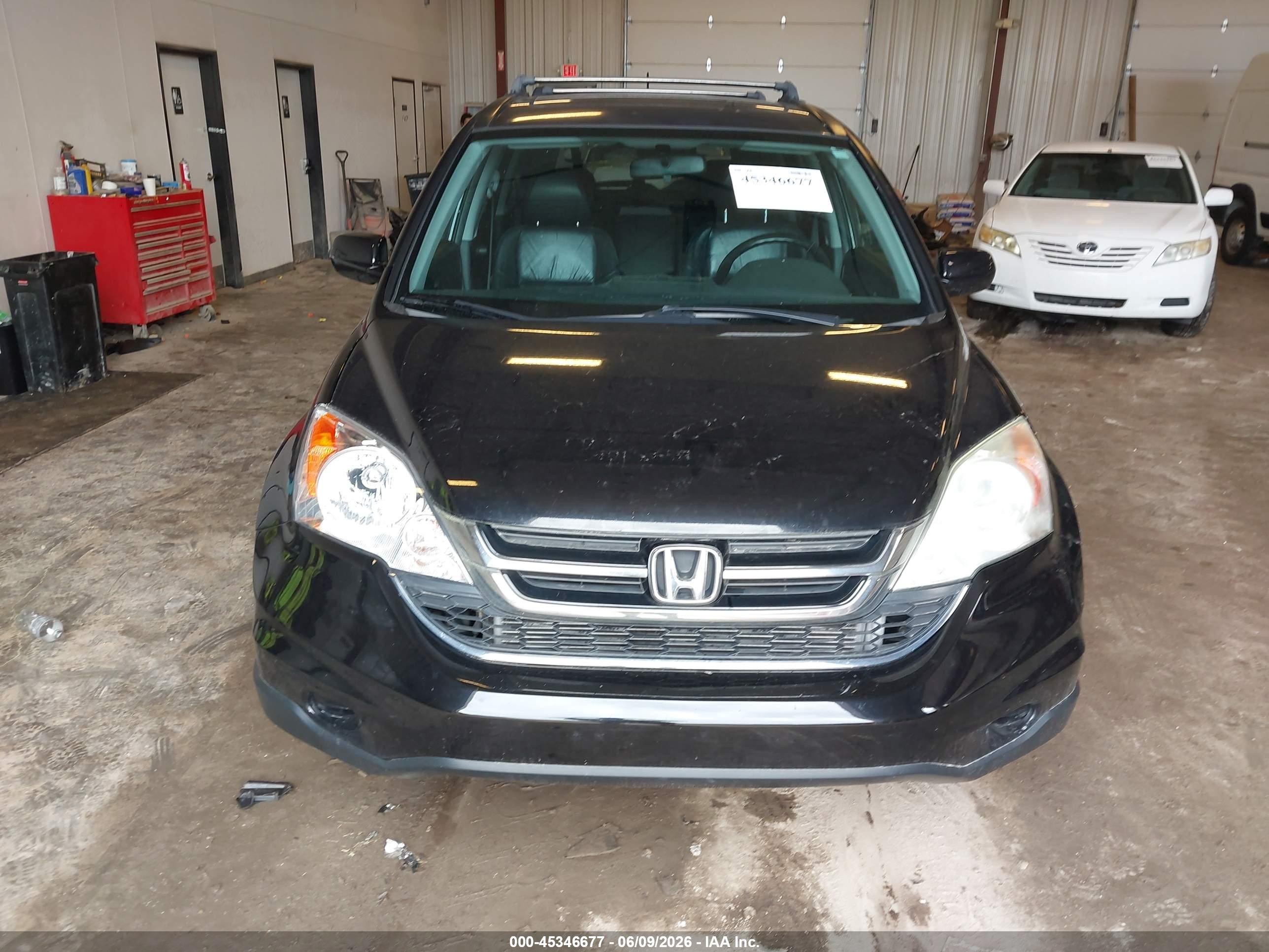 2010 Honda Cr-v Ex-l Black vin: 5J6RE4H79AL076828