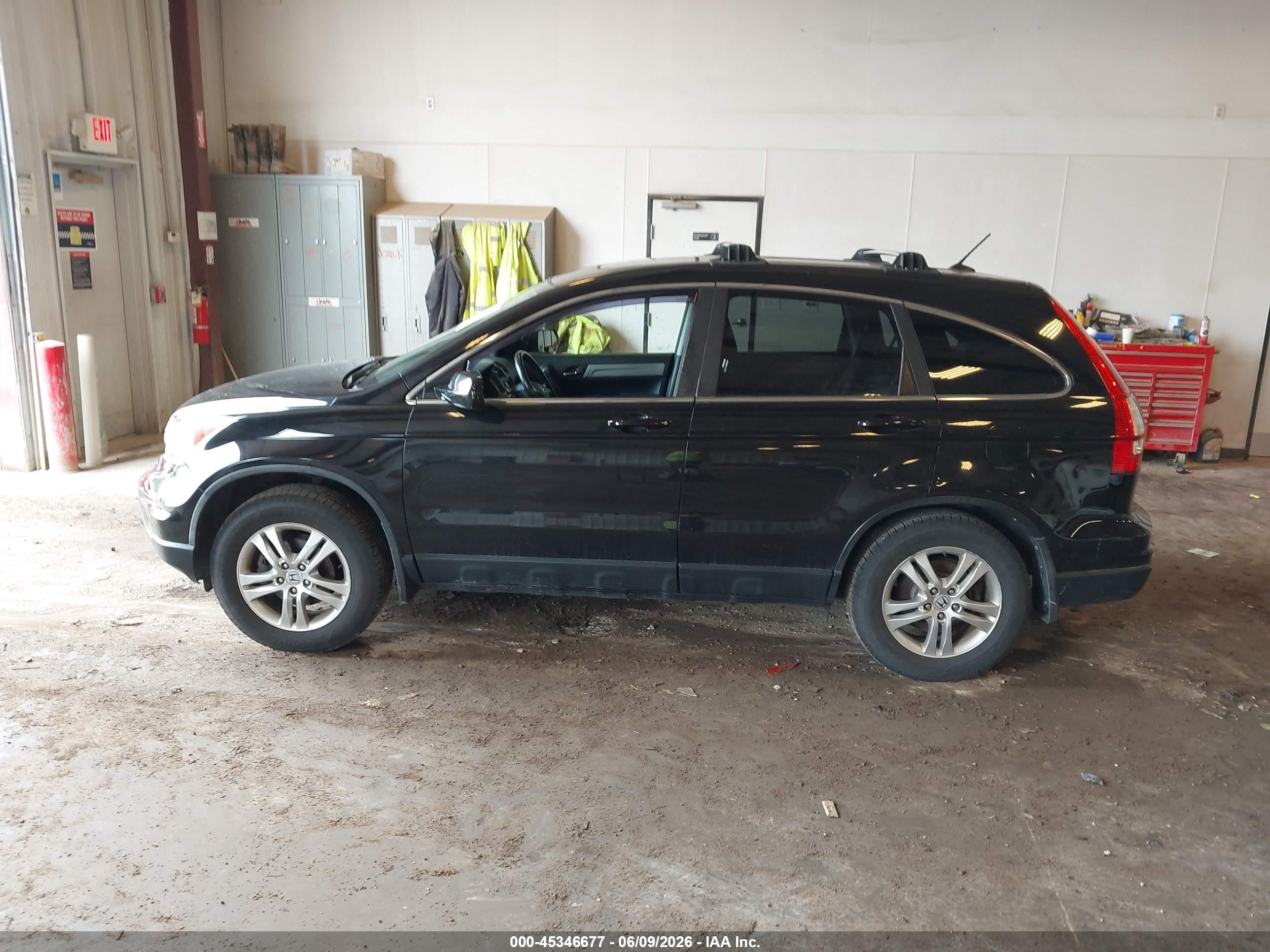 2010 Honda Cr-v Ex-l Black vin: 5J6RE4H79AL076828