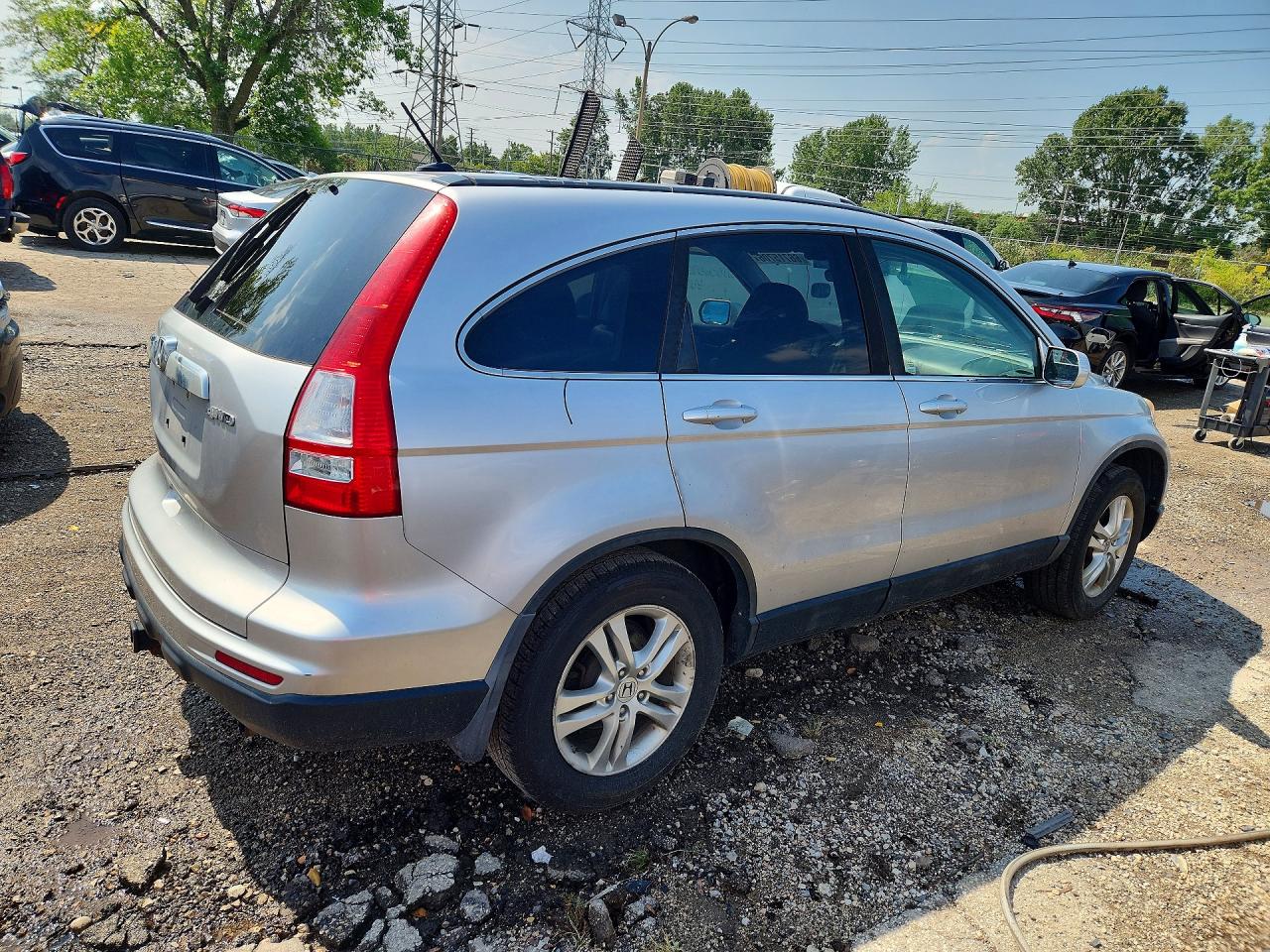 2010 Honda Cr-v Exl Gray vin: 5J6RE4H79AL086209