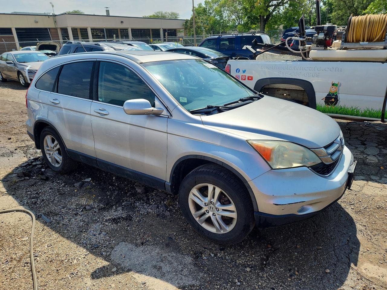 2010 Honda Cr-v Exl Gray vin: 5J6RE4H79AL086209