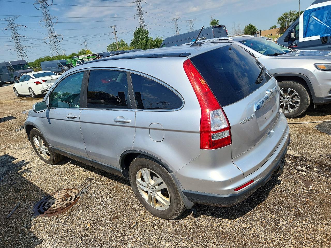 2010 Honda Cr-v Exl Gray vin: 5J6RE4H79AL086209