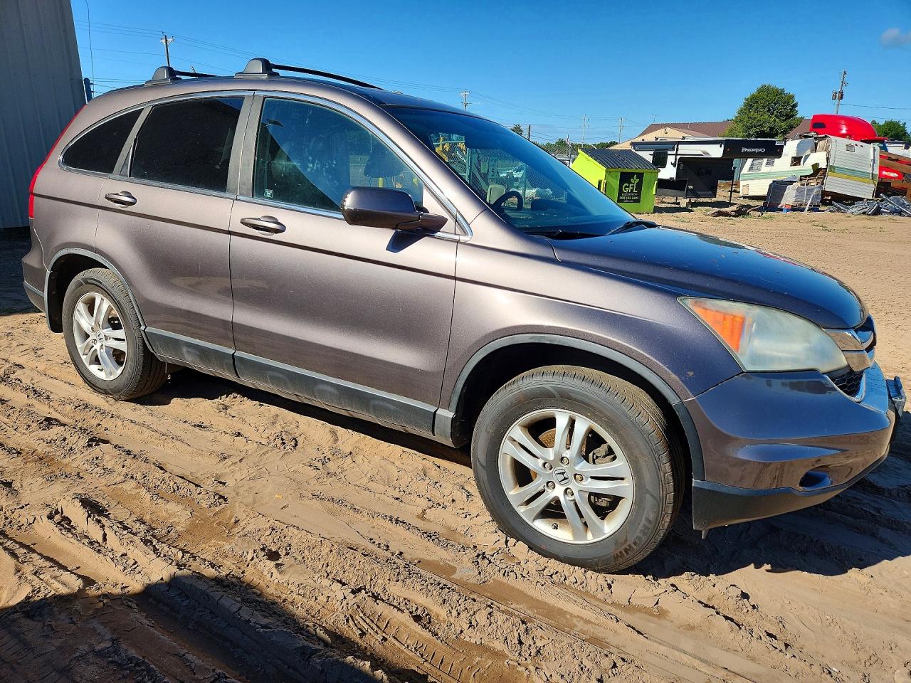 2010 Honda Cr-v Exl Gray vin: 5J6RE4H79AL089420