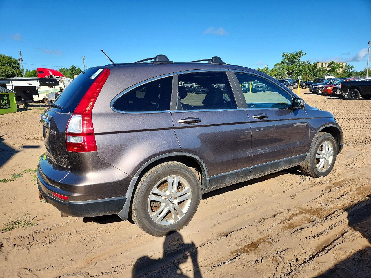 2010 Honda Cr-v Exl Gray vin: 5J6RE4H79AL089420