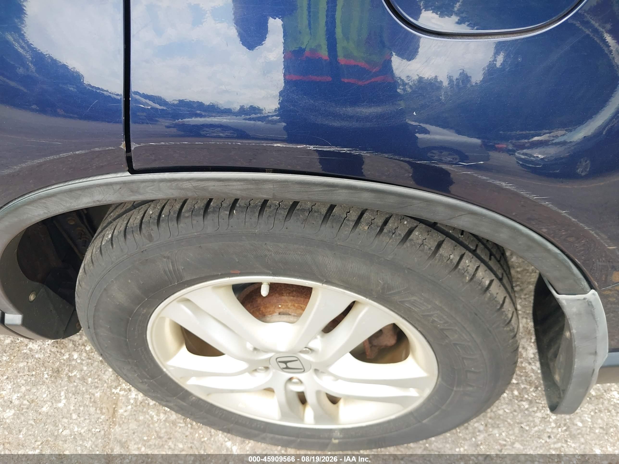 2010 Honda Cr-v Ex-l Navy vin: 5J6RE4H79AL096819