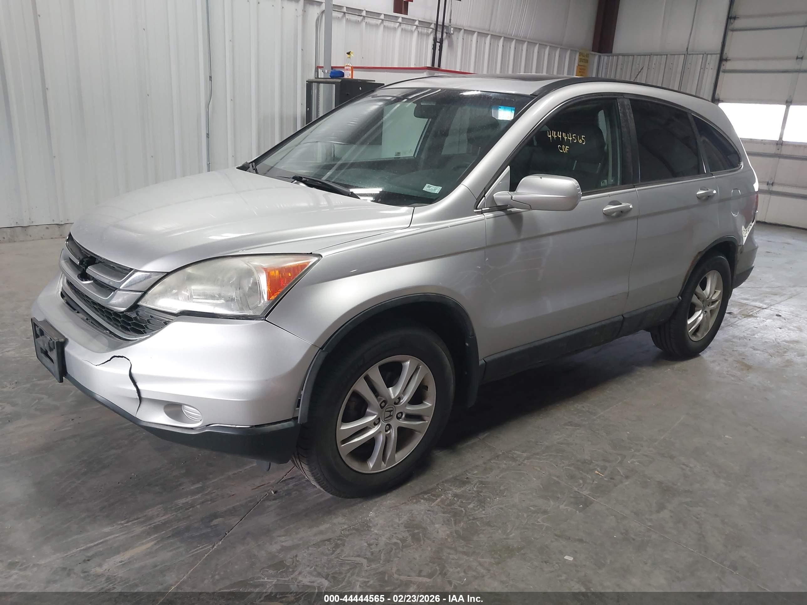 2011 Honda Cr-v Ex-l Silver vin: 5J6RE4H79BL012337