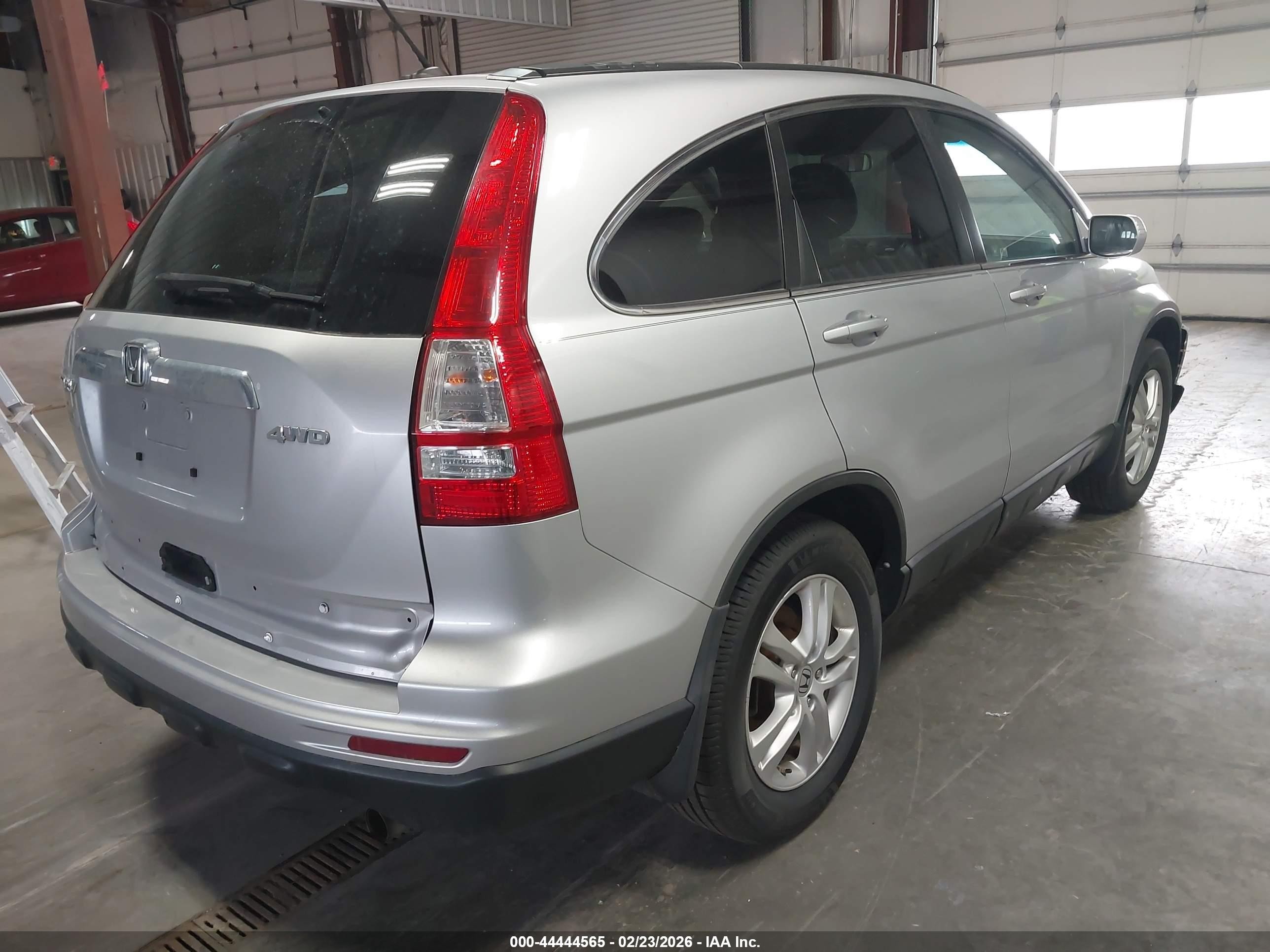 2011 Honda Cr-v Ex-l Silver vin: 5J6RE4H79BL012337