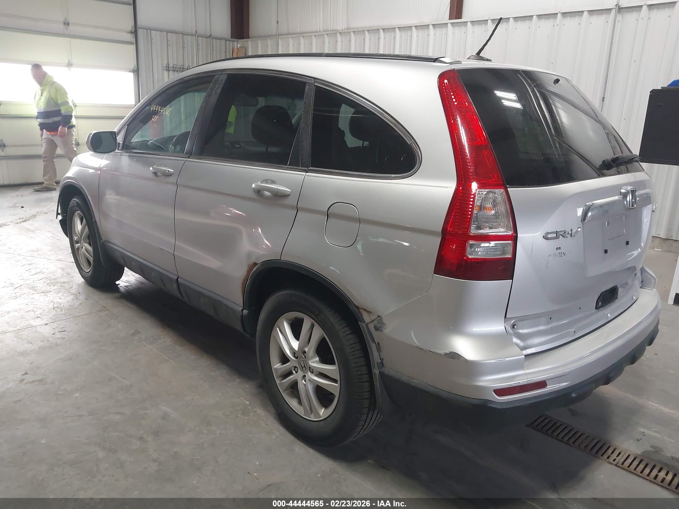 2011 Honda Cr-v Ex-l Silver vin: 5J6RE4H79BL012337