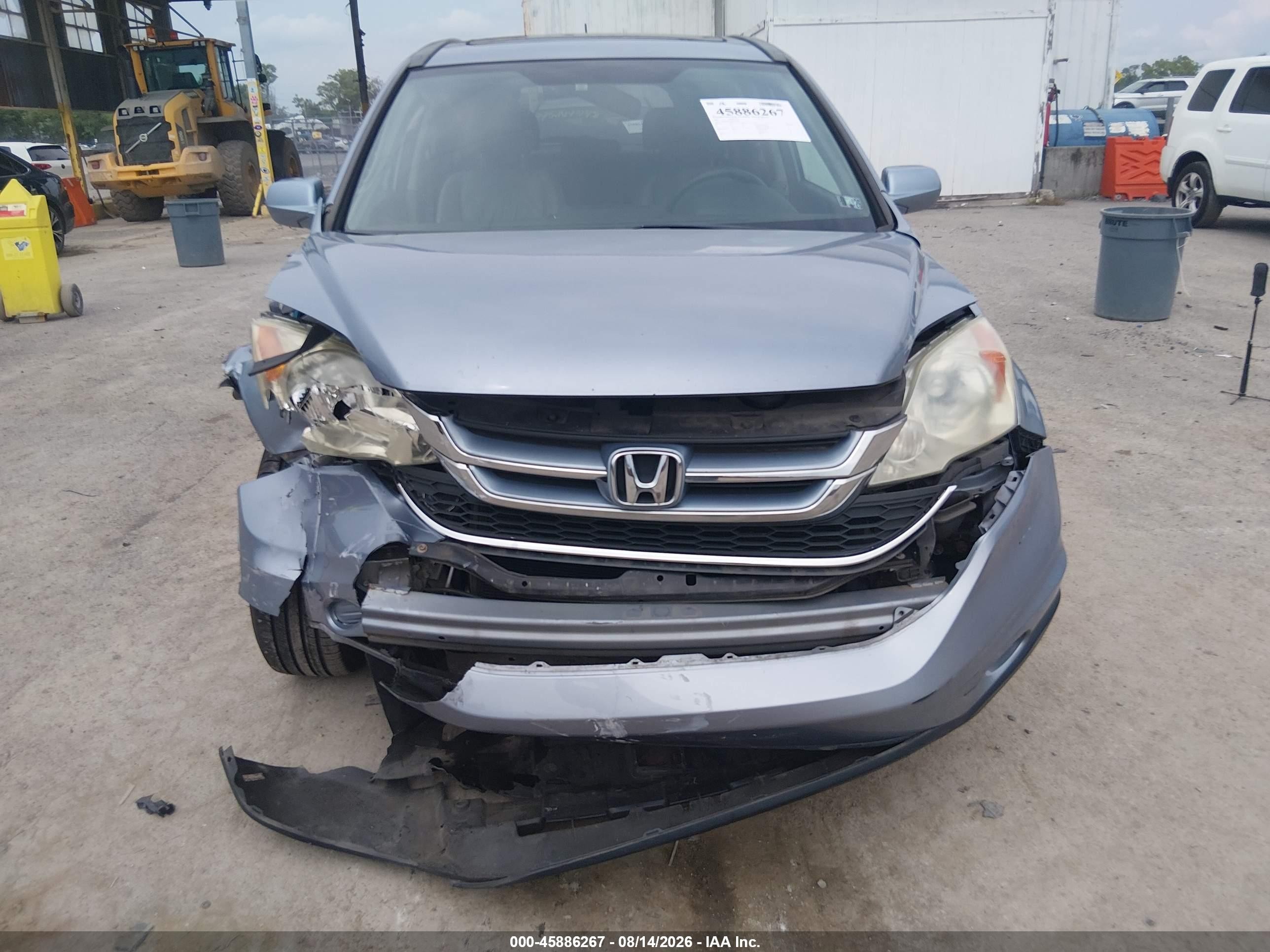2011 Honda Cr-v Ex-l Light Blue vin: 5J6RE4H79BL017165