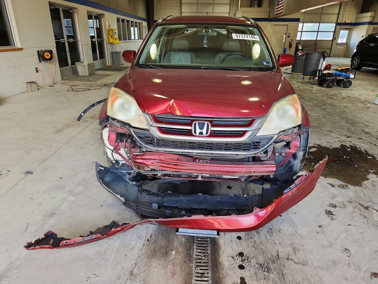 2011 Honda Cr-v Exl Red vin: 5J6RE4H79BL019501