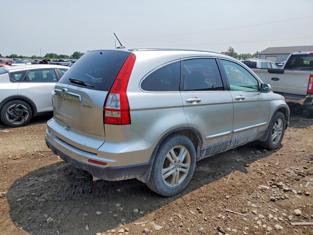2011 Honda Cr-v Exl Silver vin: 5J6RE4H79BL035102