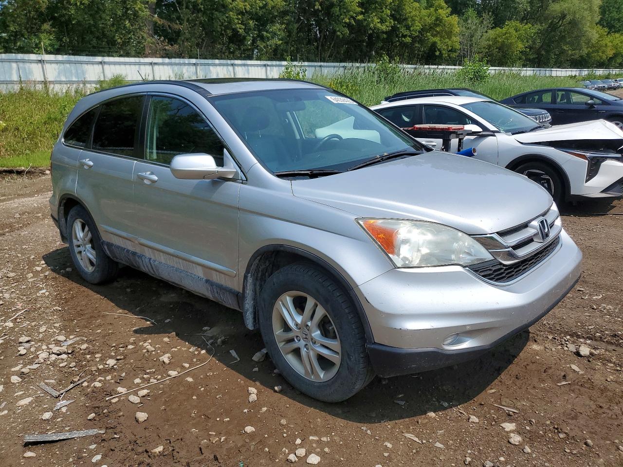 2011 Honda Cr-v Exl Silver vin: 5J6RE4H79BL035102